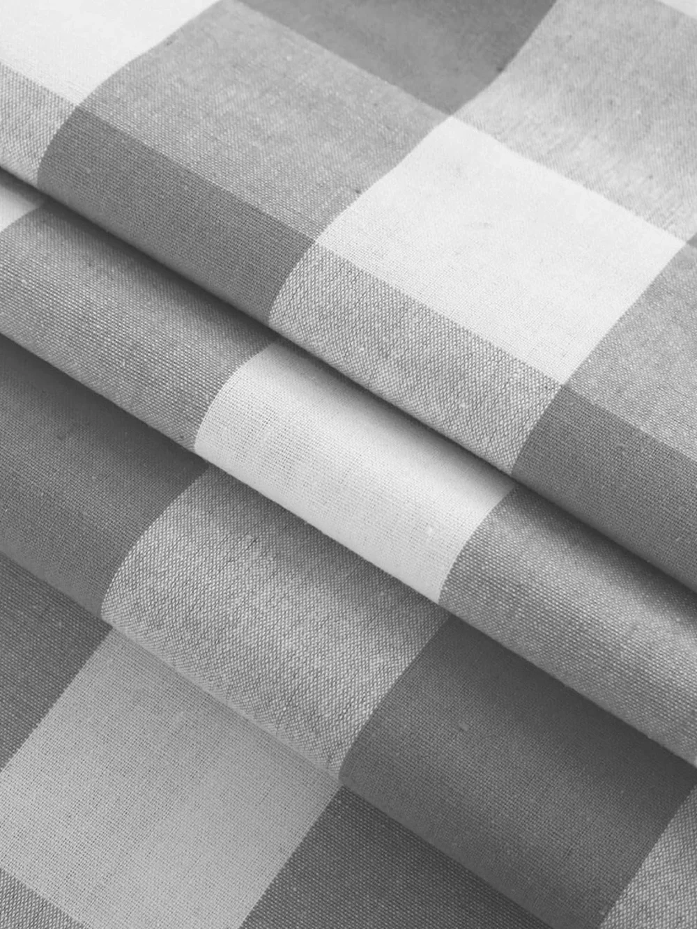 Buffalo Check Curtain Panel Gray White 52x72 Farmhouse Plaid